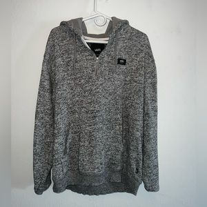 Heather Grey Vans Zip Up Hoodie